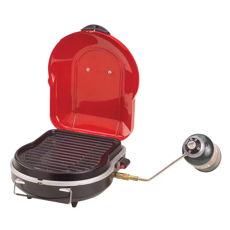 Coleman Fold N Go+ Propane Grill - Red 1