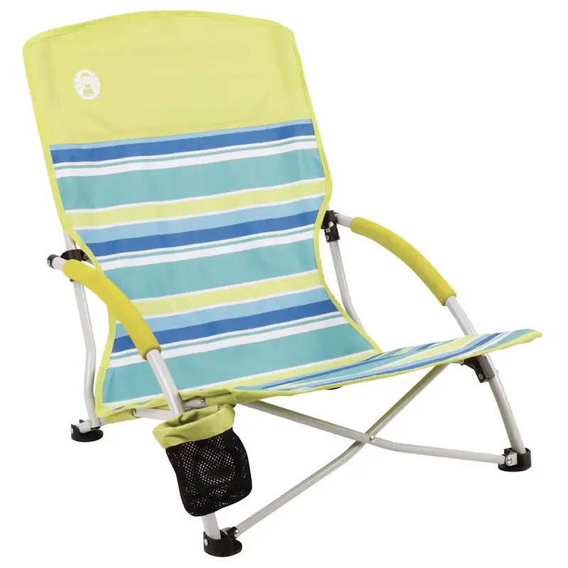 Coleman Utopia Breeze Beach Sling Chair - Yellow/Blue 1