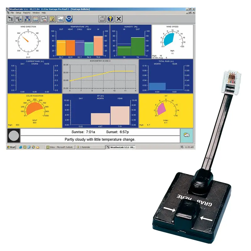 Davis Weatherlink Windows - Serial Port F/Vantage Vue & Pro2 Series 1