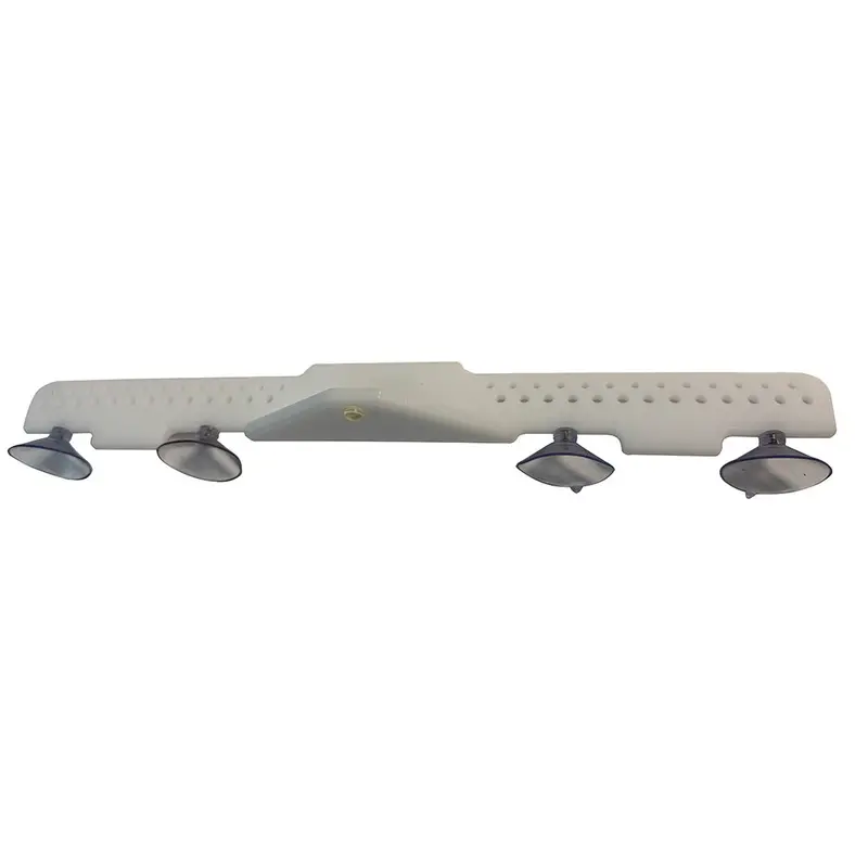 Deep Blue Marine 18" Acrylic Lure Rack - Suction Cup Mount - White 1