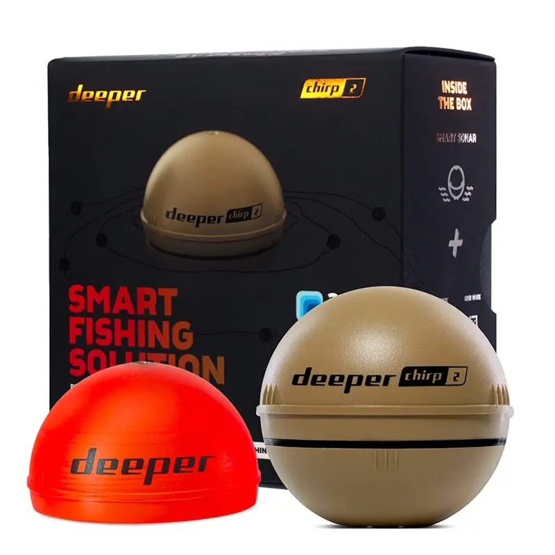 Deeper Chirp 2 Sonar Fish Finder Castable And Portable Wifi 1