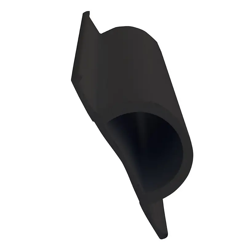 Dock Edge Standard "D" Pvc Profile - 16' Roll - Black 1