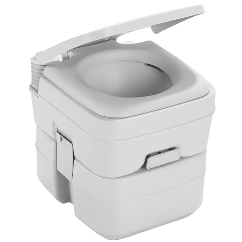 Dometic 965 Msd Portable Toilet W/Mounting Brackets - 5 Gallon - Platinum 1