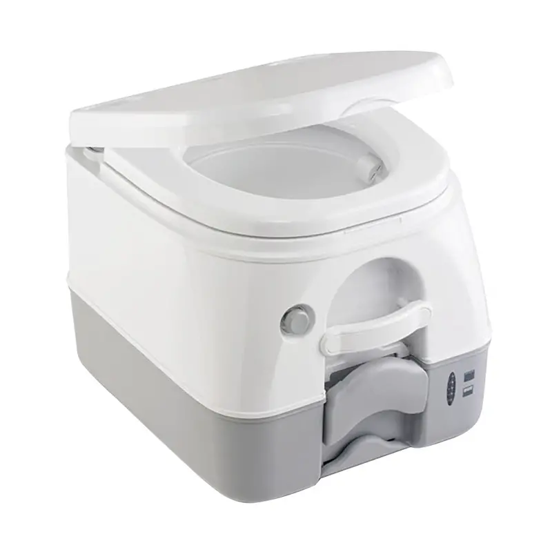 Dometic 974 Portable Toilet W/Mounting Brackets -2.6 Gallon - Grey 1
