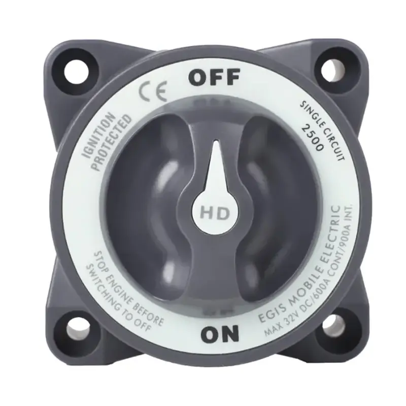 Egis Battery Switch - Heavy Duty-Series 600A - Off/On 1