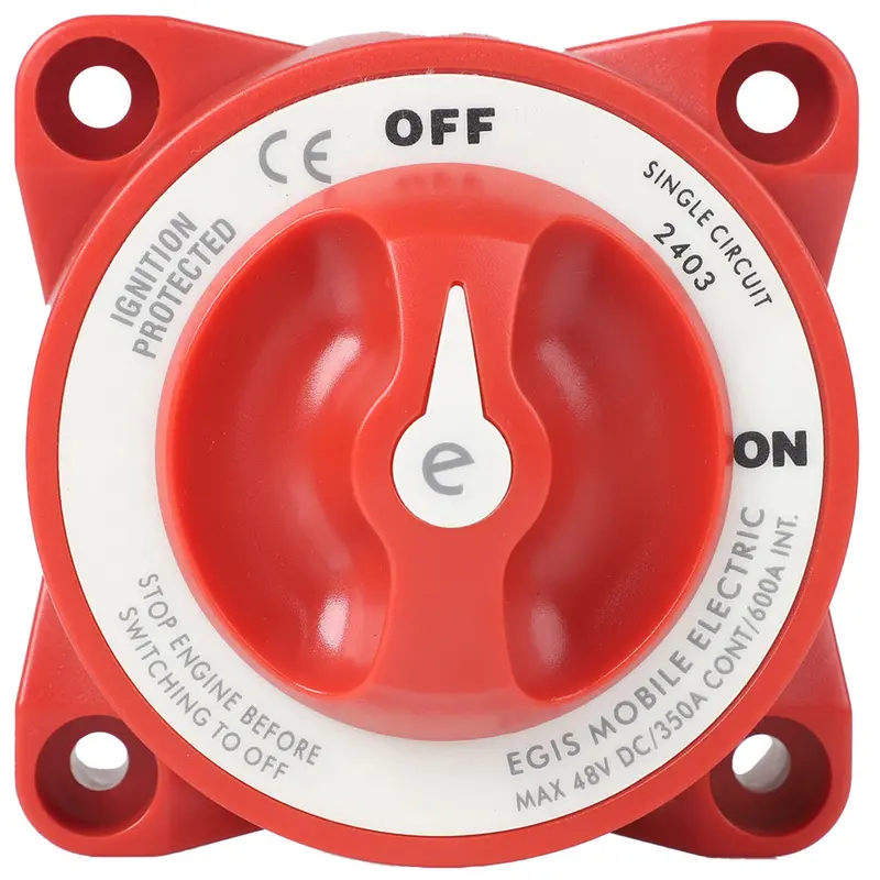 Egis E-Series 350A Battery Switch Off/On 1
