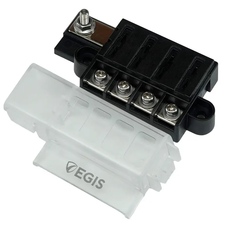 Egis Rt Fuse Block - 4 Circuit W/Cover 1