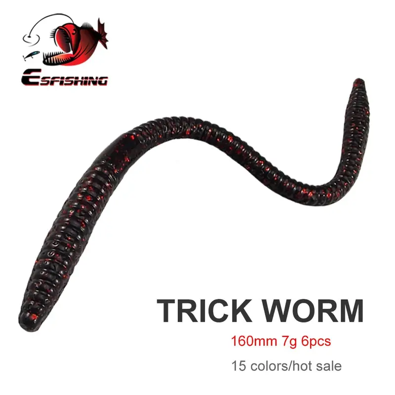 Esfishing Trick Worm 160Mm 6Pcs 1