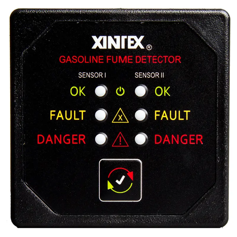 Fireboy-Xintex Gasoline Fume Detector W/Dual Channel - 12/24V 1