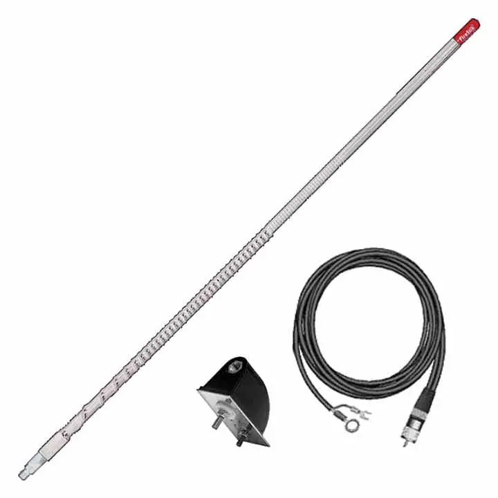 Firestik 3' (92Cm) Single Side Mount Lightweight "Ngp" Kit (White) 1