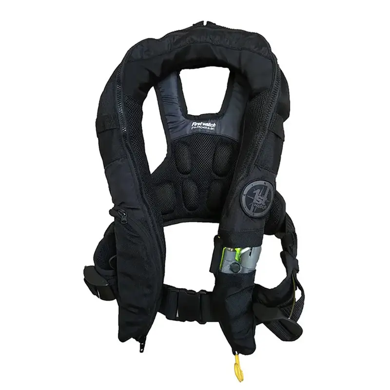 First Watch Auto/Manual Convertible 38G Inflatable Pfd - Black 1