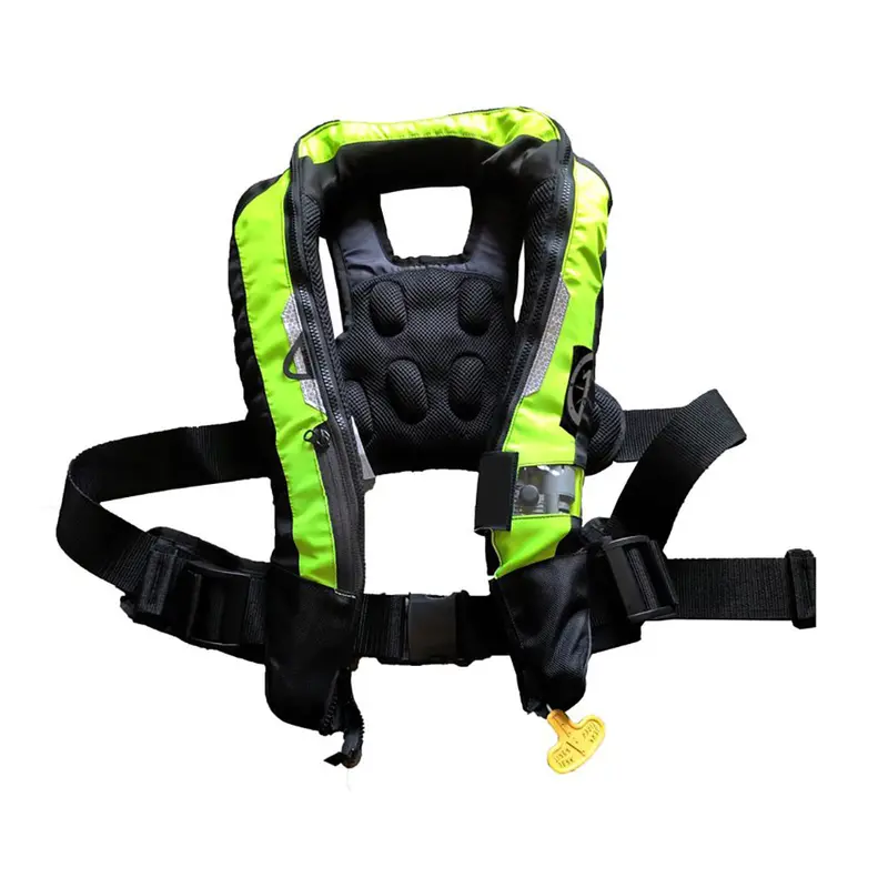 First Watch Auto/Manual Convertible 38G Inflatable Pfd - Hi-Vis Yellow 1