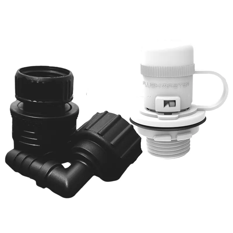 Flushmaster Flush Port Quick Connect F/Mercury - White 1
