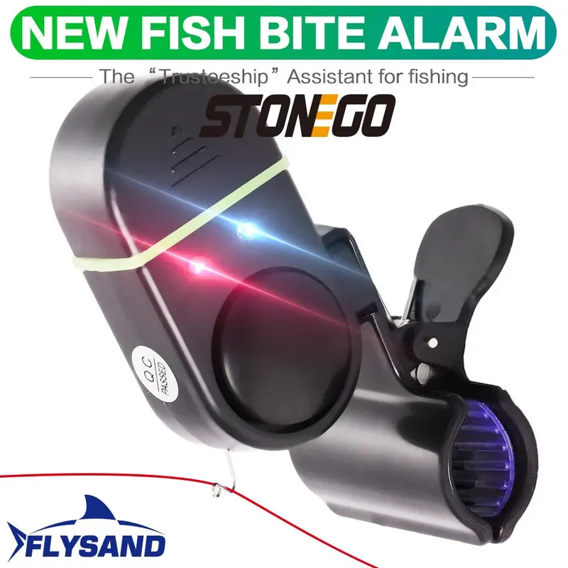 Flysand Stonego 2 Led Light Indicator Fish Bite Alarm 1