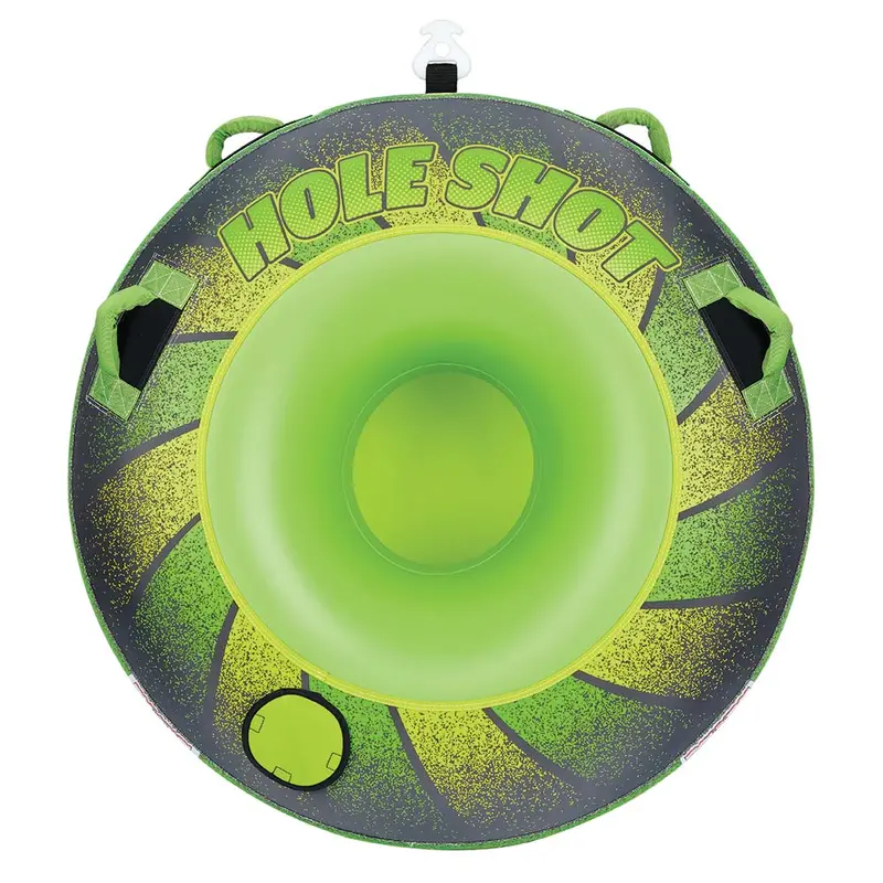 Full Throttle Hole Shot Towable Tube - 1 Rider - Green 1