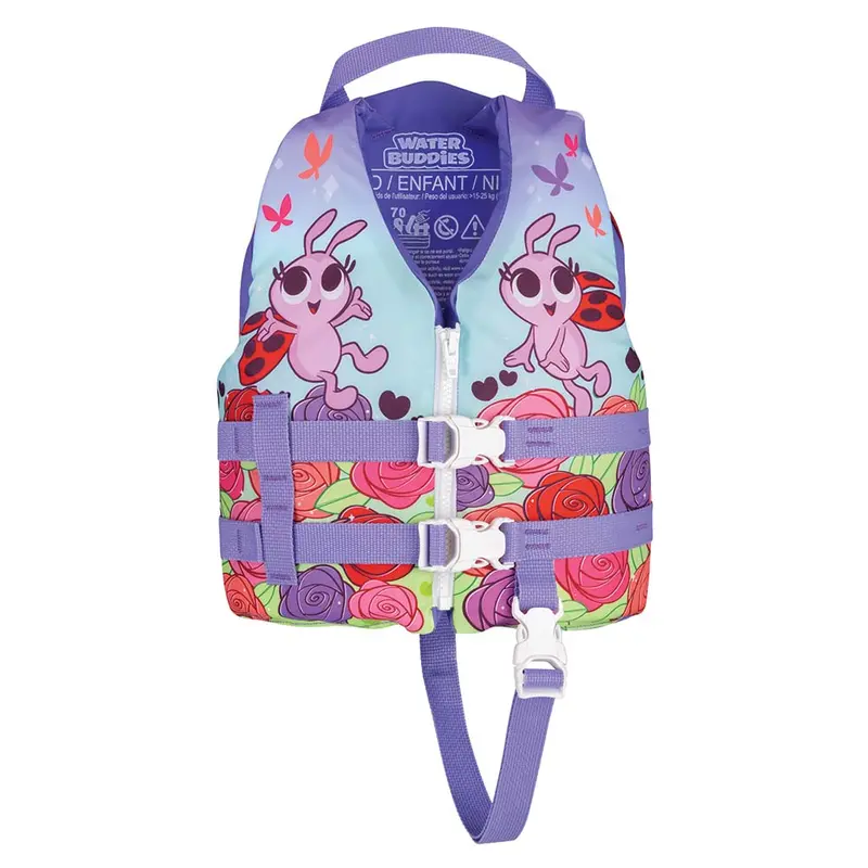 Full Throttle Water Buddies Life Vest - Child 30-50Lbs - Ladybug 1