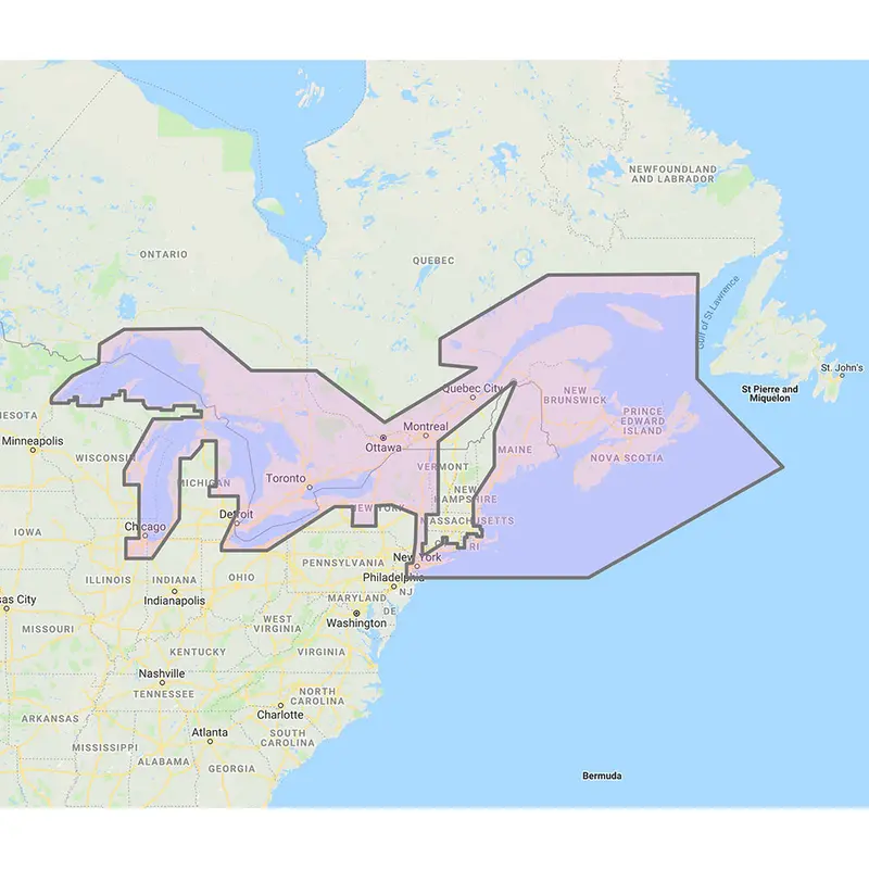 Furuno Great Lakes  Maritimes Vector Charts - 3D Data  Standard Resolution Satellite Photos - Unlock Code 1