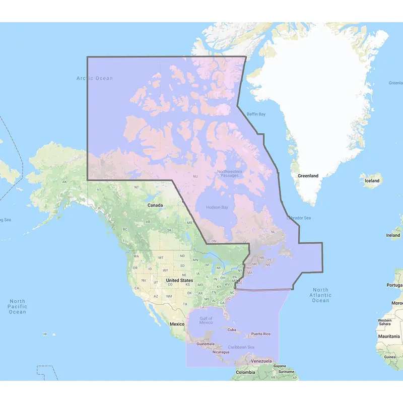 Furuno Us  Canada Atlantic Coast, Gulf Of Mexico, Caribbean Bahamas And Central America Vector Charts - Unlock Code 1