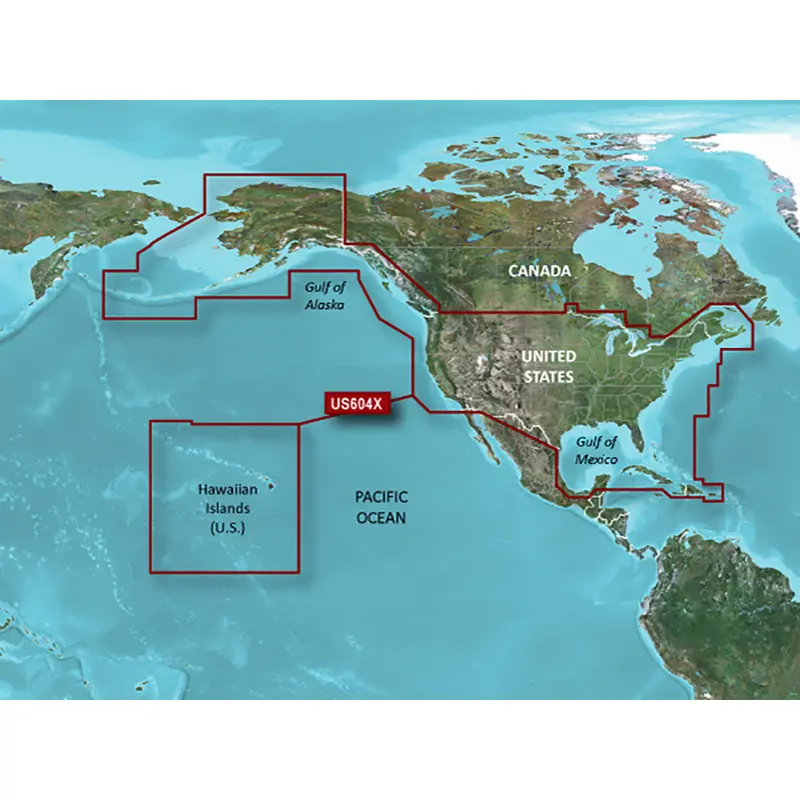 Garmin Bluechart G3 Hd - Hxus604x - Us All  Canadian West - Microsd/Sd 1