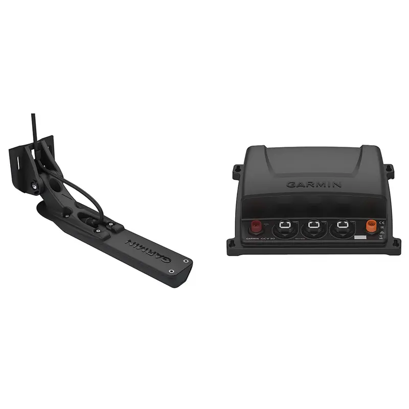 Garmin Gcv 20 Ultra Hd Scanning Sonar Black Box W/Gt34uhd-Tm Ultra Hd Transom Mount Transducer 1