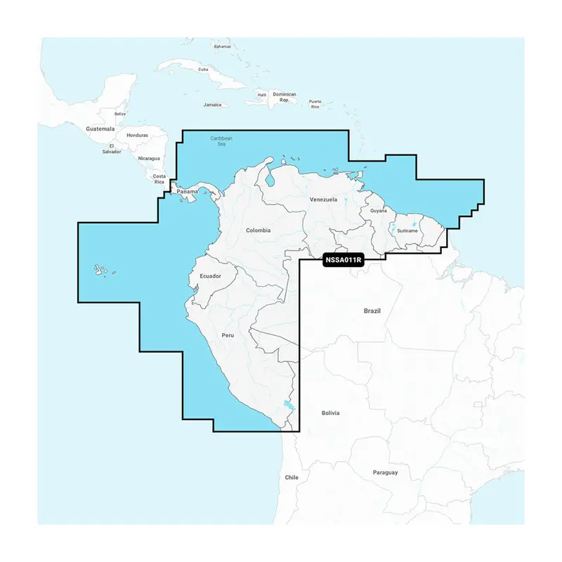 Garmin Navionics+ Nssa011r South America (North) 1