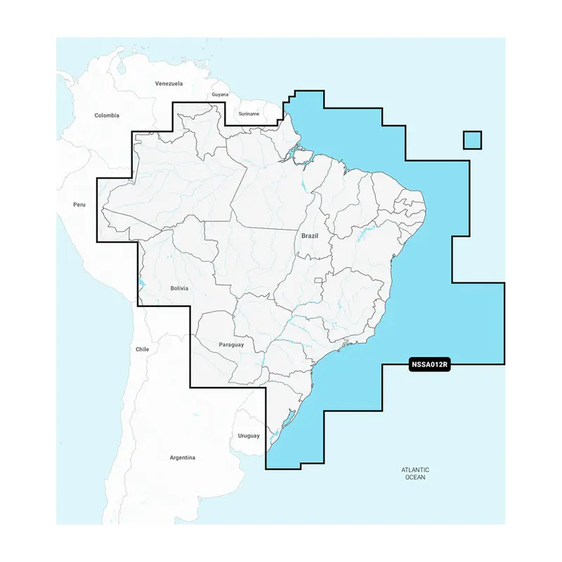 Garmin Navionics+ Nssa012r Brazil 1