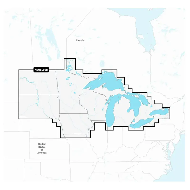 Garmin Navionics+ Nsus005r U.S. North  Great Lakes 1