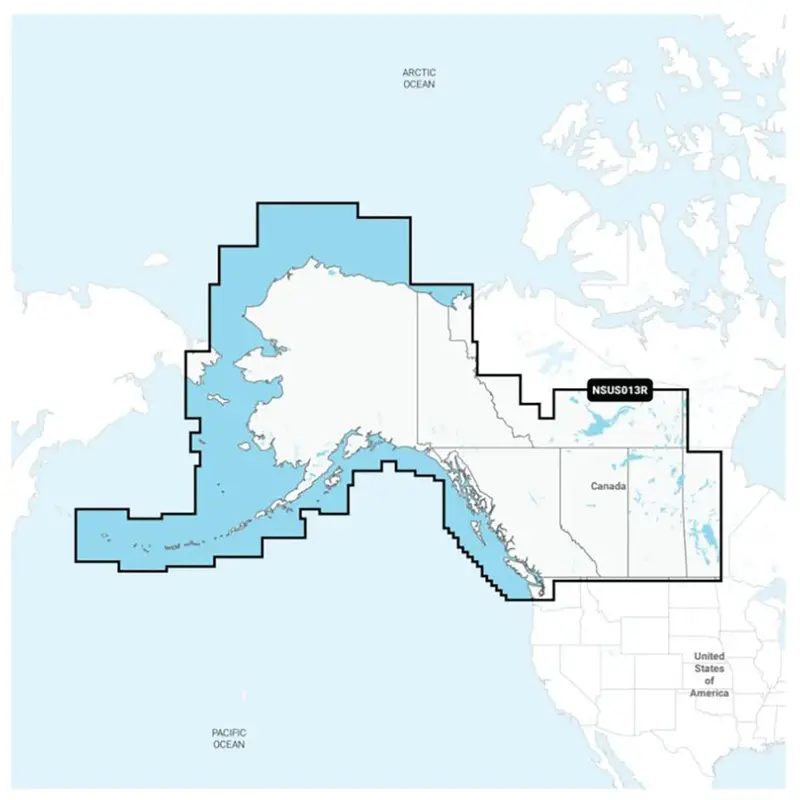 Garmin Navionics+ Nsus013r Canada, West  Alaska 1