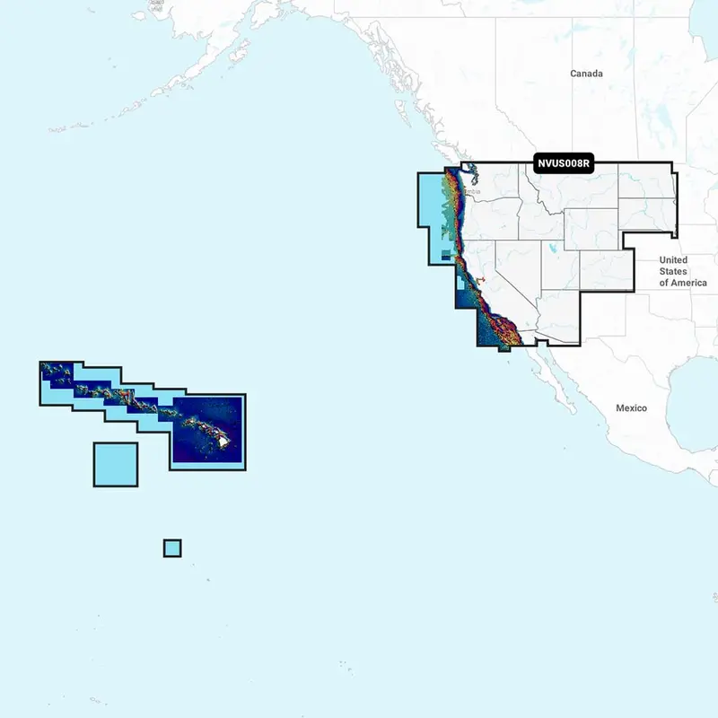 Garmin Navionics Vision+ Nvus008r U.S. West 1