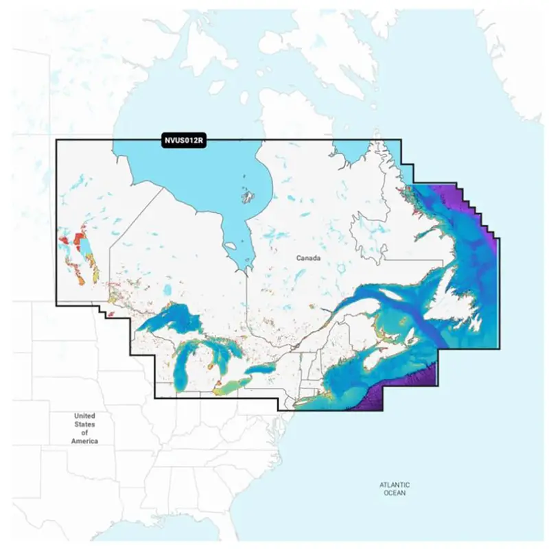 Garmin Navionics Vision+ Nvus012r Canada, East  Great Lakes 1