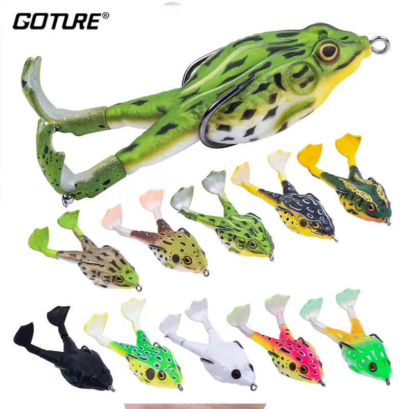 Goture 8/9/10Cm Topwater Silicone Frog Lure 1