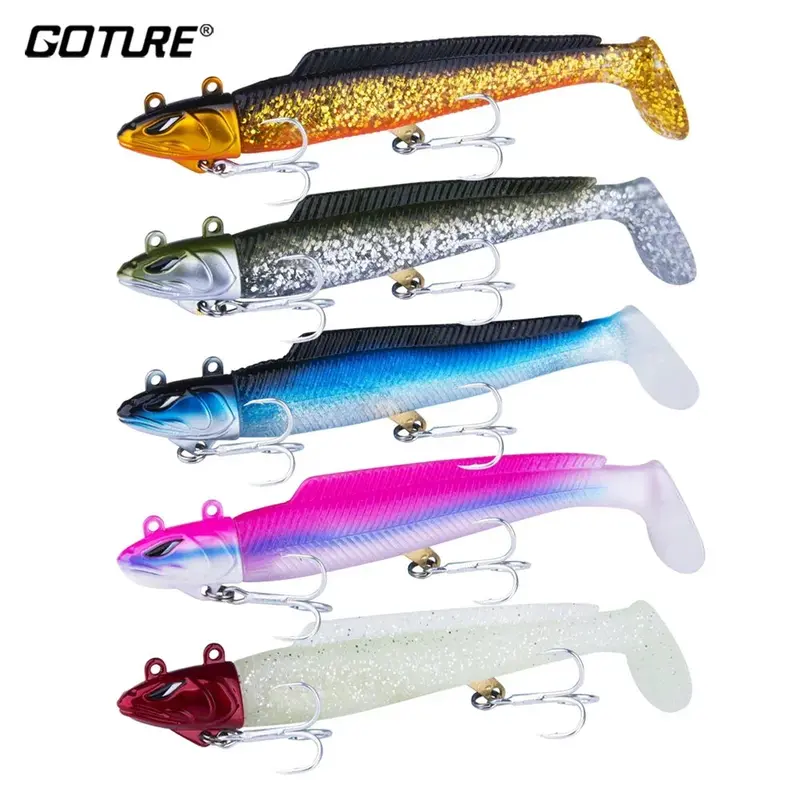 Goture Luna 5Pcs/Set Swimbait Jig Lure 11.5Cm 28G 5Pcs 1