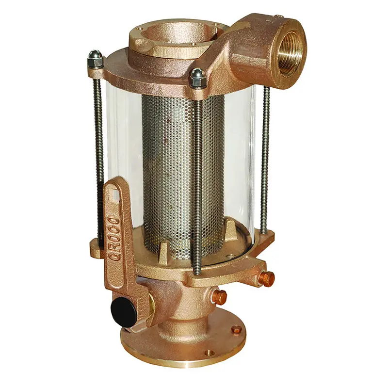 Groco 1" Ball Valve/Seacock  Raw Water Strainer Combo 1