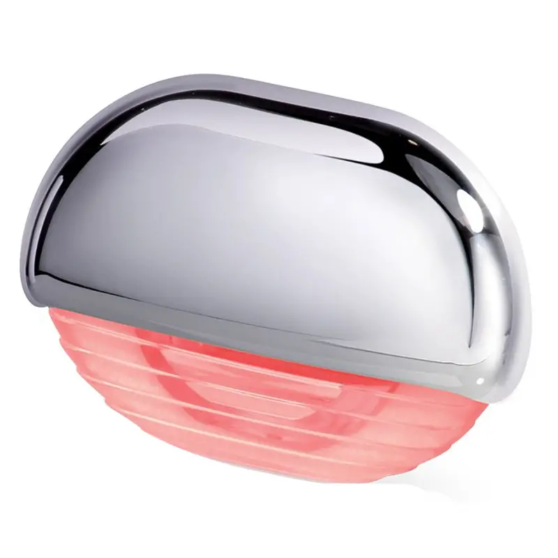Hella Marine Easy Fit Step Lamp - Red W/Chrome Cap 1
