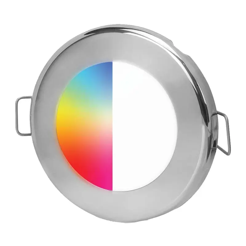 Hella Marine Euroled75 Rgbw Downlight - Stainless Steel Bezel 1