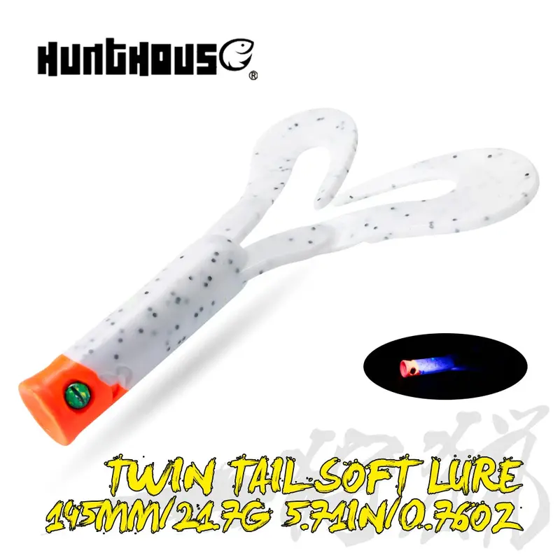 Hunthouse Twin Tail Trailer Soft Plastic Grub Lure 145Mm 21.7G 3Pcs 1