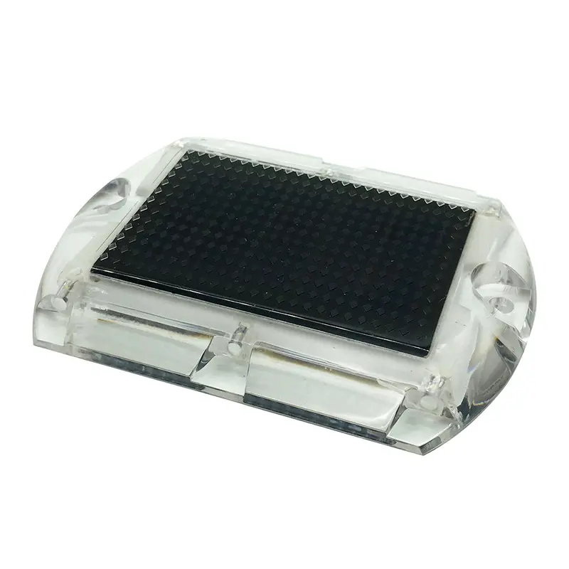 Hydro Glow 3.5" X 4.5" Rectangular Led Ultra Thin Solar Pathway Dock Light 2000K - Amber 1