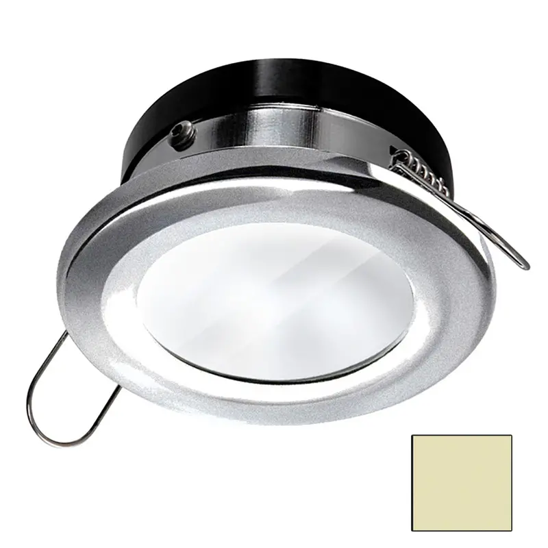 I2systems Apeiron 4.5W Spring Mount Light Round - Warm White - Brushed Nickel Finish 1
