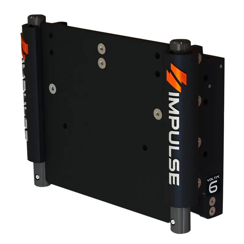 Impulse 6" Set Back Electric Jack Plate W/Standard Control - Black Anodize 1