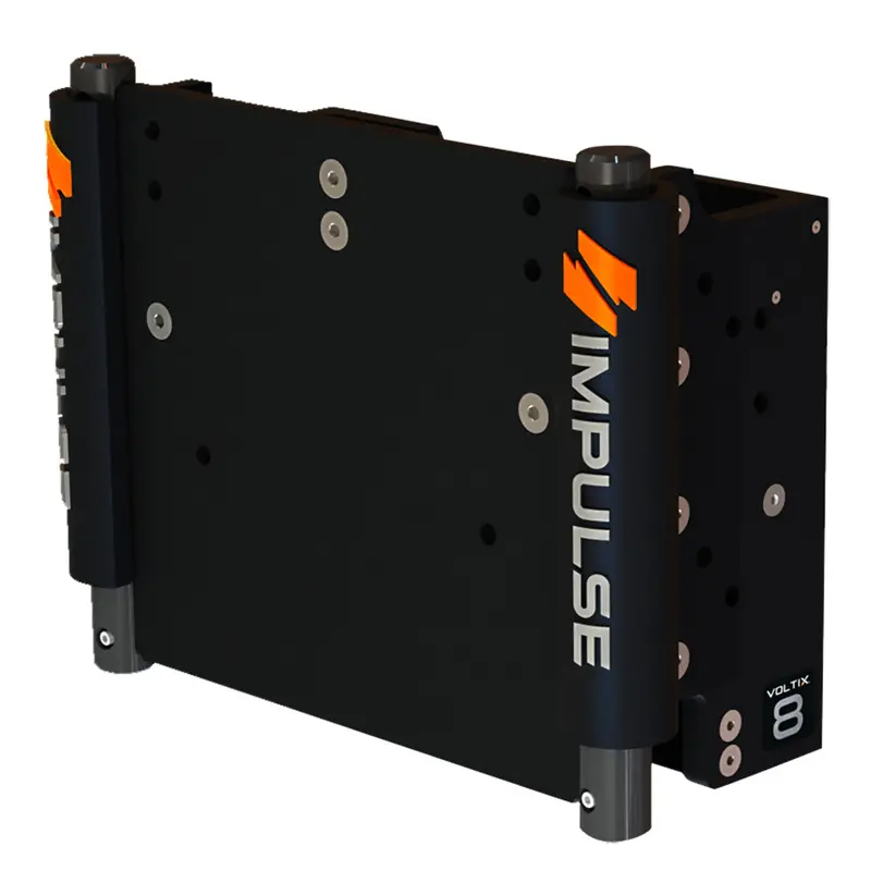 Impulse 8" Set Back Electric Jack Plate W/Standard Control - Black Anodize 1