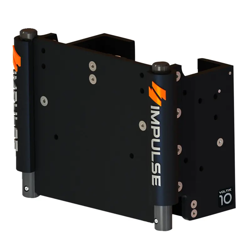 Impulse Xl 10" Set Back Electric Jack Plate W/Standard Control - Black Anodize 1