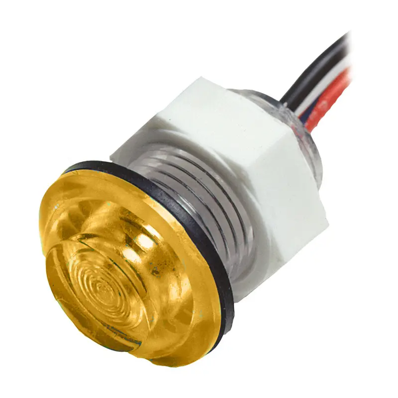 Innovative Lighting Led Bulkhead Livewell Light Flush Mount - Amber 1