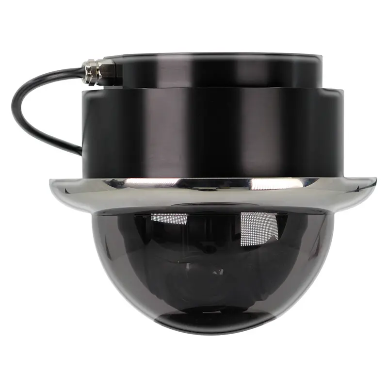 Iris Miniature Marine Ptz Dome Camera - Stainless Bezel - Hi-Resolution Analogue Sensor - 1000Tvl - 4 In 1 Video Format 1