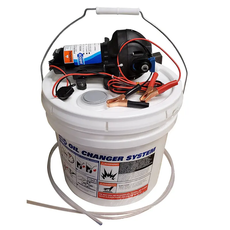 Jabsco Diy Oil Change System W/Pump & 3.5 Gallon Bucket 1