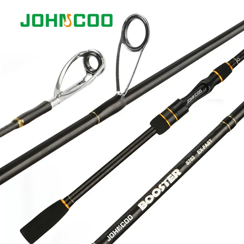 Johncoo Booster 2.1M/2.4M 3Pc With 2 Tips M/Ml Spinning/Casting Rod 1
