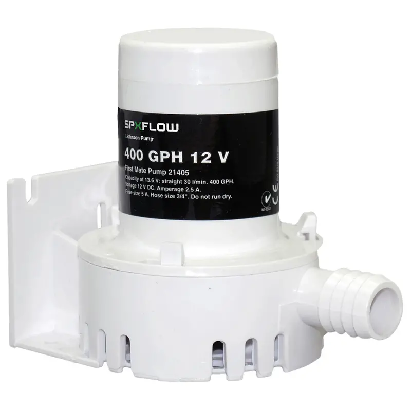 Johnson Pump 400 Gph 12V Bilge Pump - Barbed Port 1