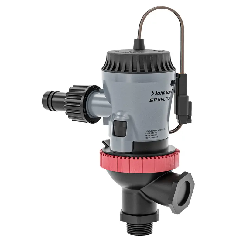 Johnson Pump Aqua O2 Twin Port 500 Gph Aerator Pump - Flex Mount - 12V 1