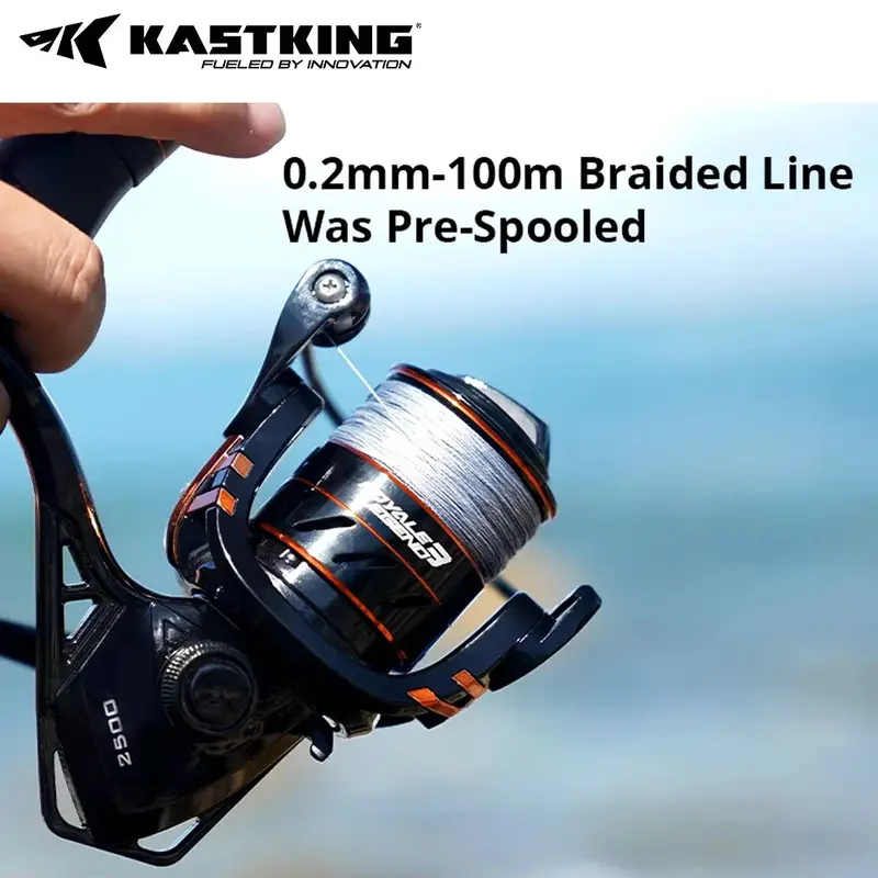 Kastking Royale Legend Iii Pre-Spooled Spinning Reel 8Kg Max Drag 5+1Bb System 5.2:1 1