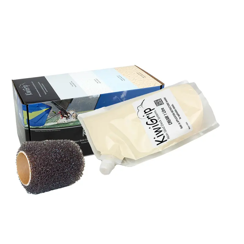 Kiwigrip 1 Liter Pouch - Cream W/4" Roller 1