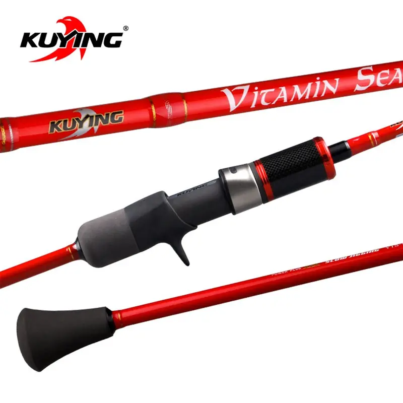 Kuying Vitamin Sea 1.9M/2.04M 1Pc Carbon Spinning/Casting Rod 1